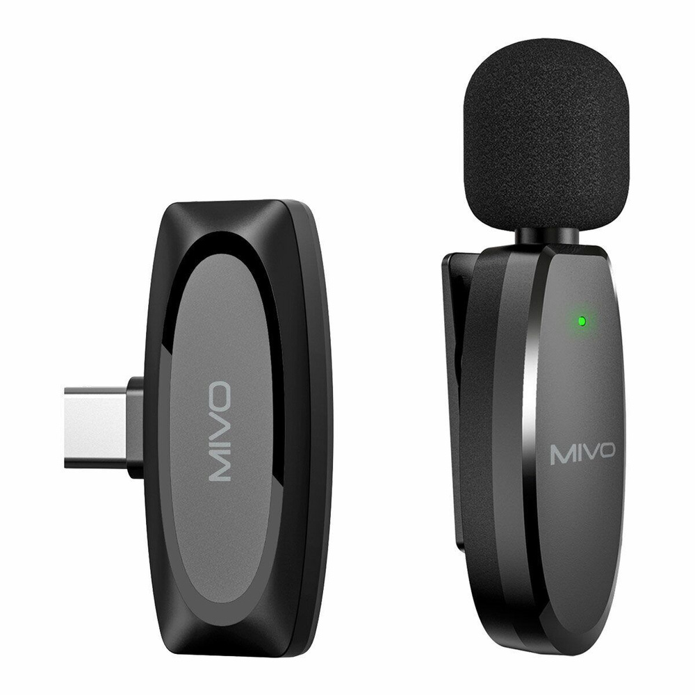 MIVO Микрофон для мобильного устройства MK-610T (Type-C), черный  #1