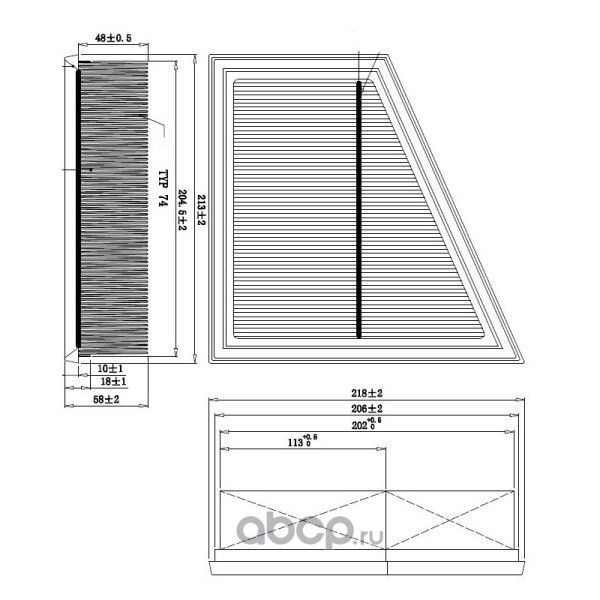 Smart.store Фильтр воздушный арт. DFA2295 #1