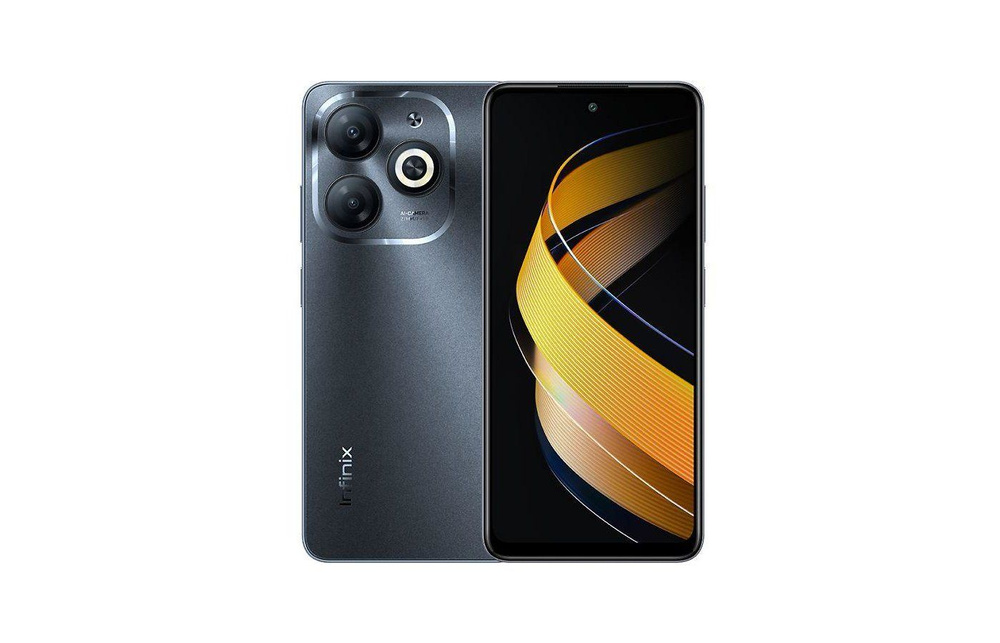 Infinix Смартфон Smart 8 3/64Gb Black 3/64 ГБ, черный #1