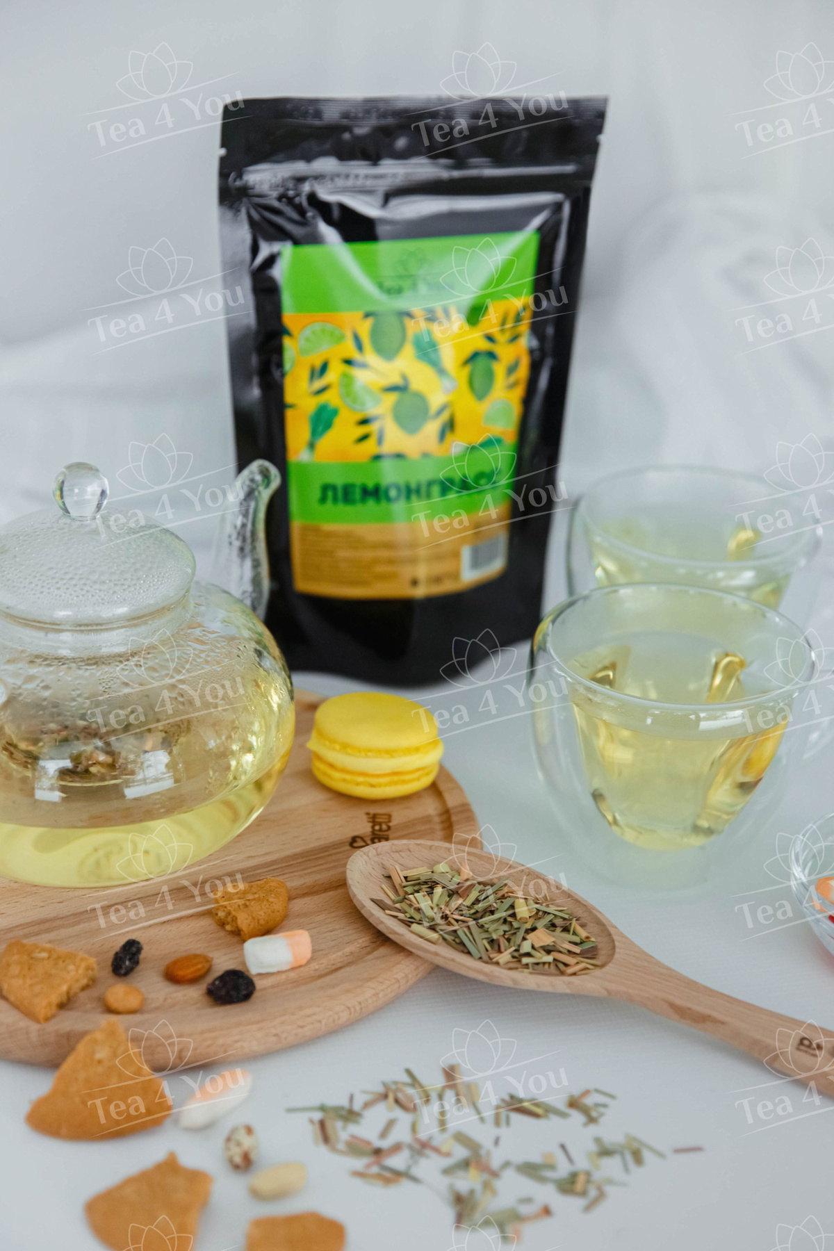 Лемонграсс из Шри-Ланки травяной чай Premium, 100г