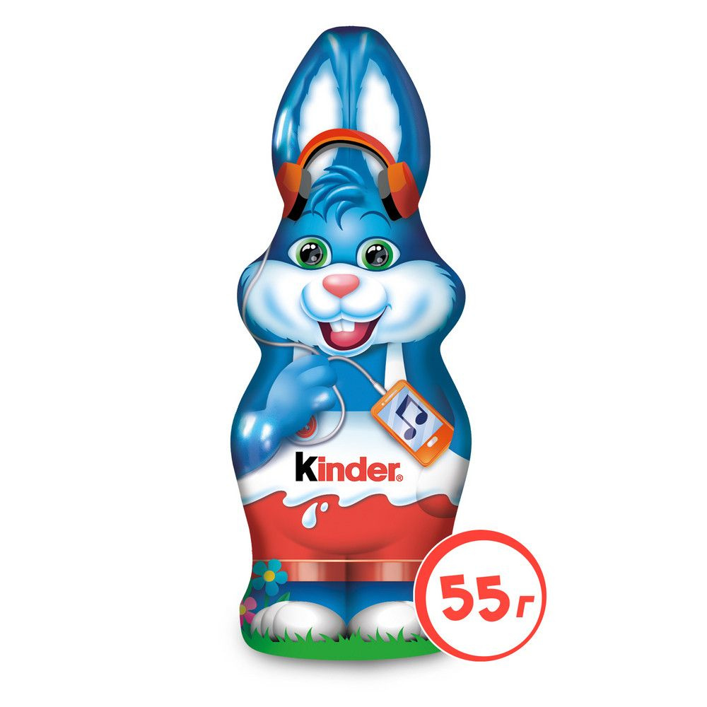 Фигурный молочный шоколад Kinder, 55 г