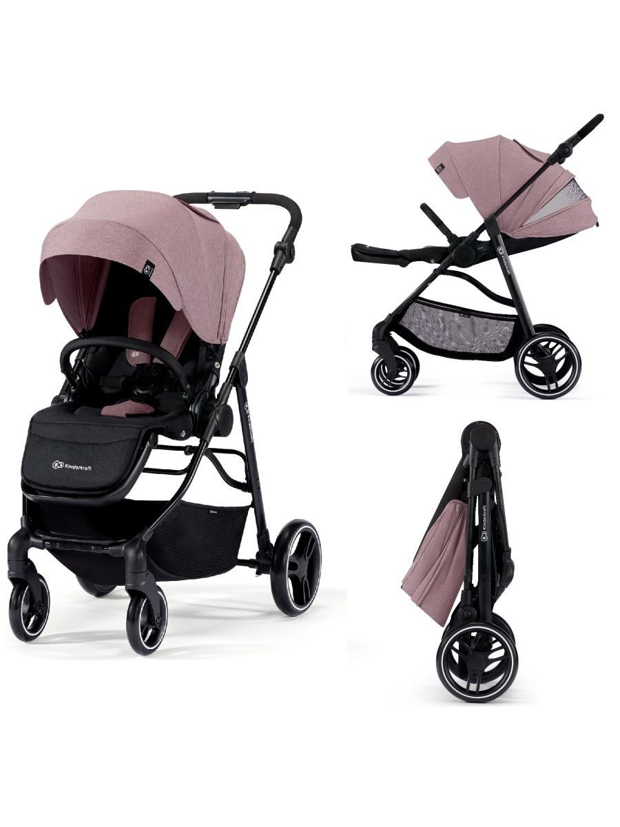 Коляска прогулочная Kinderkraft Vesto, с поворотным сиденьем, с ...