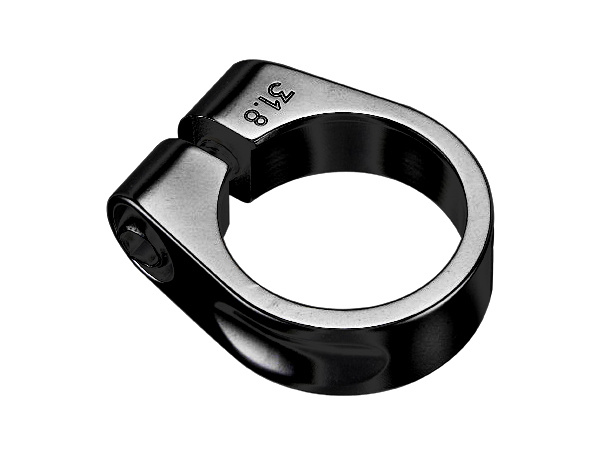 ZOOM Зажим подседельный 28,6 под шестигранник, чёрный - купить с ...