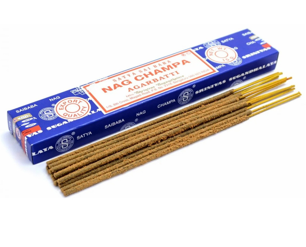 Благовония "Сатья Наг Чампа / Satya Nag Champa", 12 шт. #1