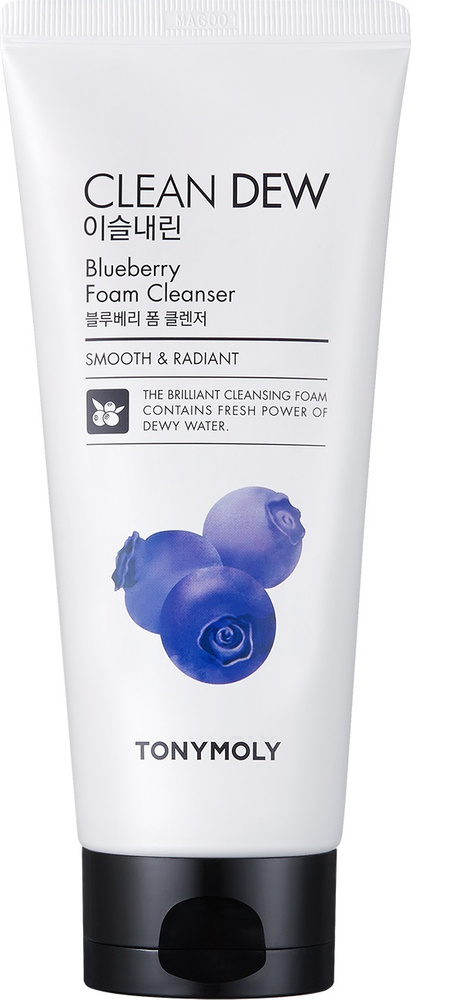 Tony Moly Пенка для умывания с экстрактом голубики Clean Dew Blueberry Foam  #1