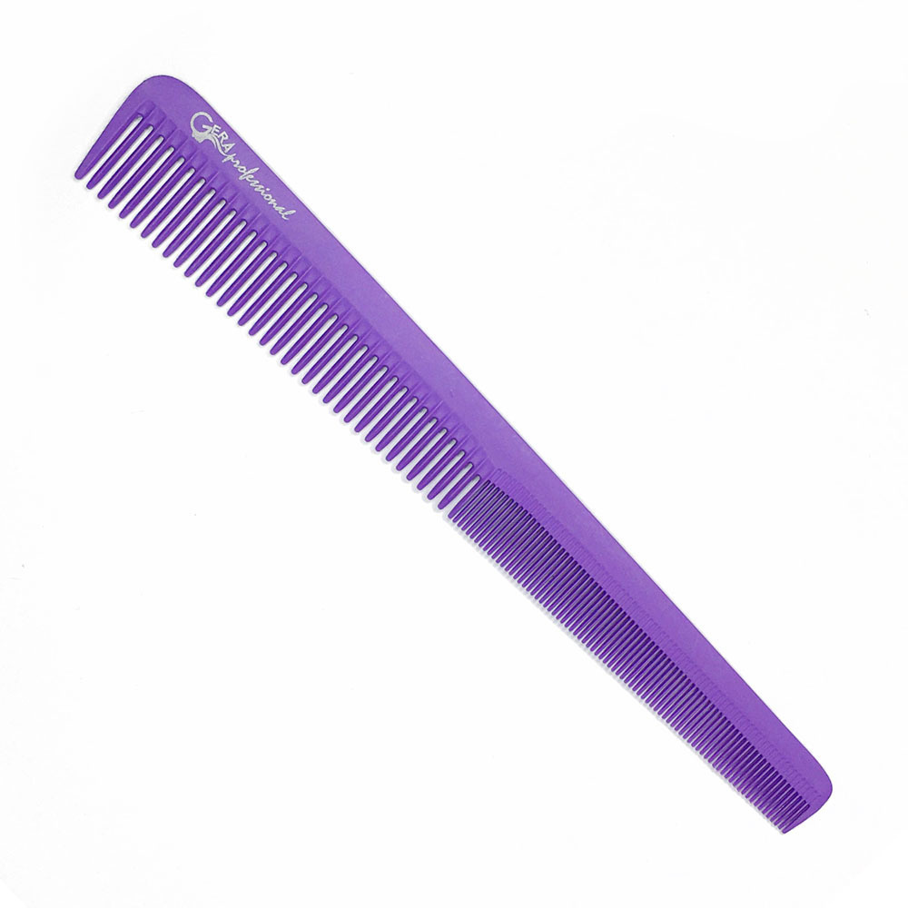 Gera Professional, Расческа карбоновая для стрижки волос GPR00316, цвет фиолетовый  #1
