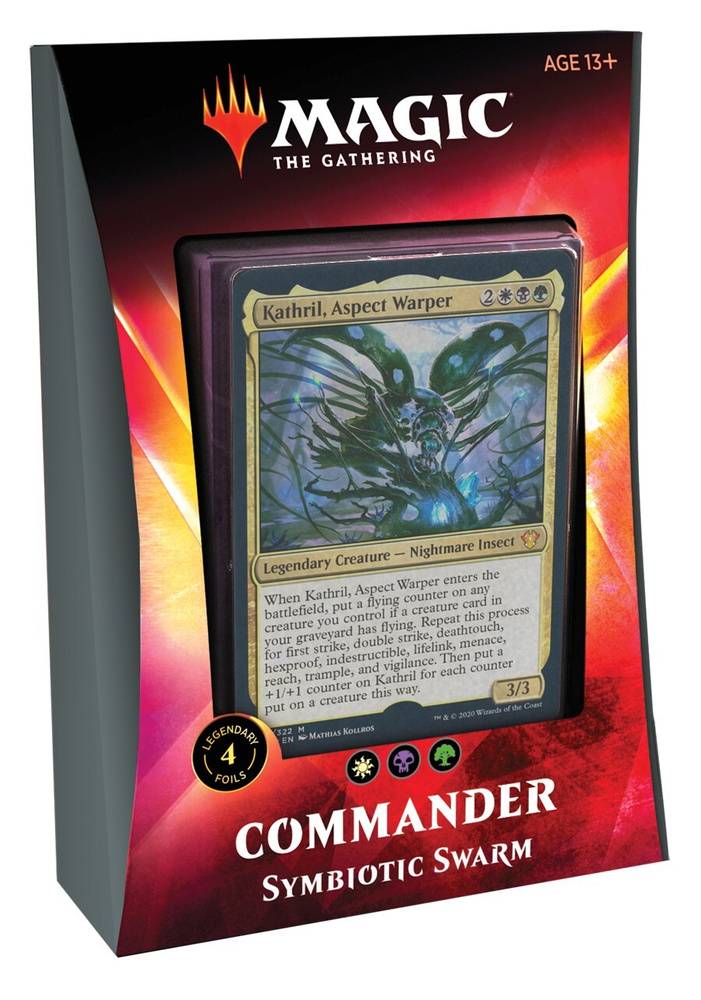 Magic: The Gathering: Колода Commander Deck: Symbiotic Swarm издания Ikoria: Lair of Behemoths на английском #1