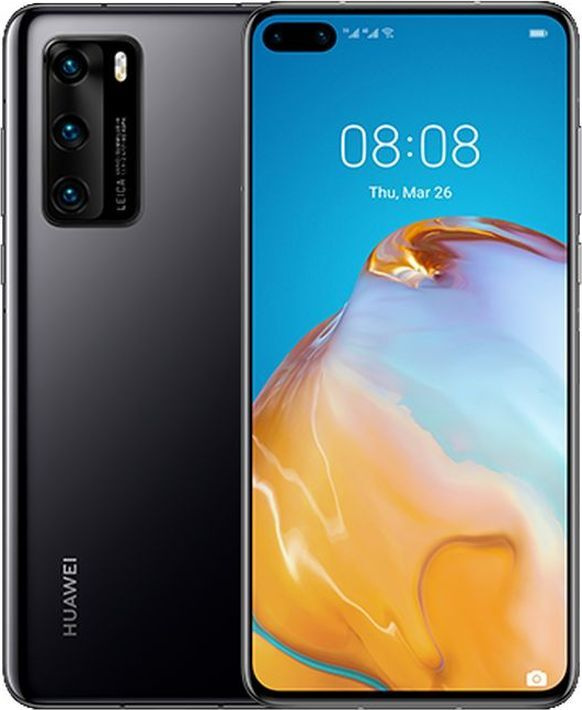 HUAWEI Смартфон P40 Double SIM 5G Русский. 8/256 ГБ, черный #1