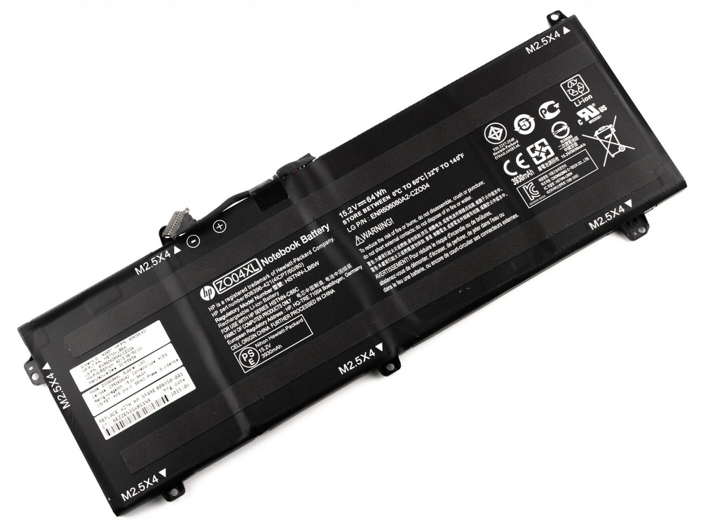 Аккумулятор для ноутбука HP ZBook Studio G3 (15.2V 3930mAh) P/N: 808396-421 808450-001 ENR606080A2-CZO04 #1