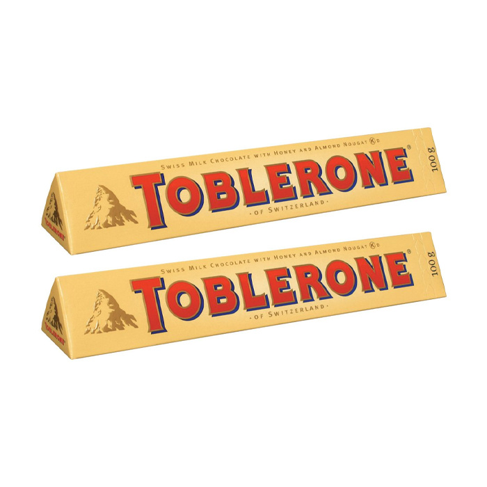 Молочный шоколад Toblerone Milk с медово-миндальной нугой (Швейцария), 100 г (2 шт)  #1