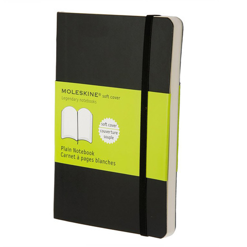 Блокнот Moleskine Classic Soft Pocket, 192 стр., черный, нелинованный 385247(QP613)  #1