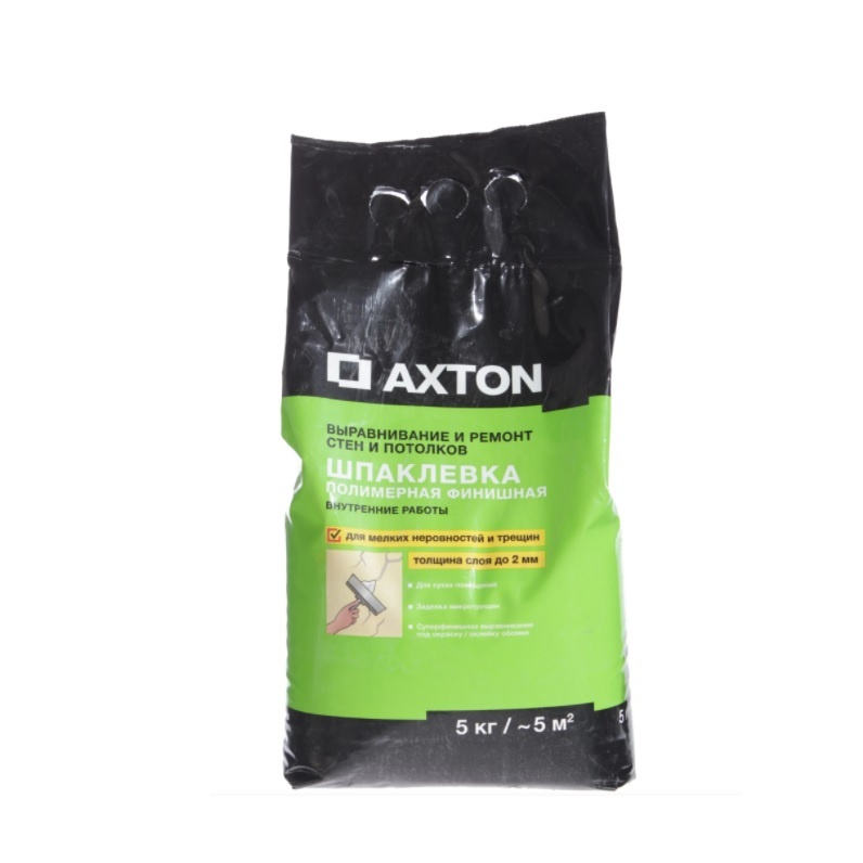 Шпаклевка полимерная финишная Axton 5 кг купить по низкой цене с ...