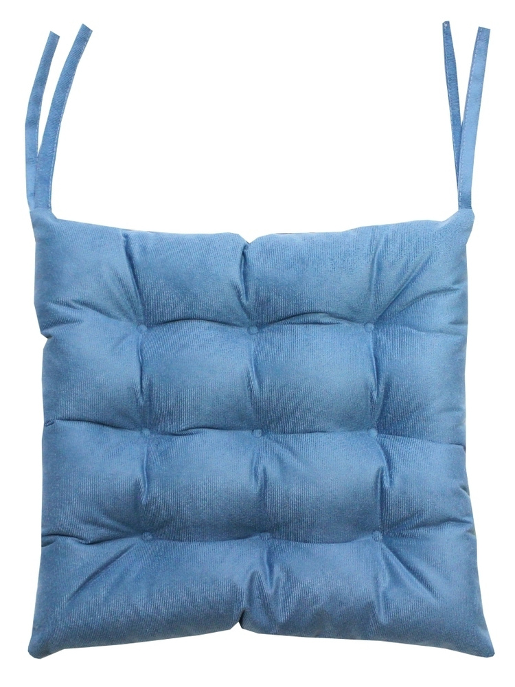 Подушка для сиденья МАТЕХ ARIA LINE 42х42 см. Цвет светло-синий, арт. 35-411  #1