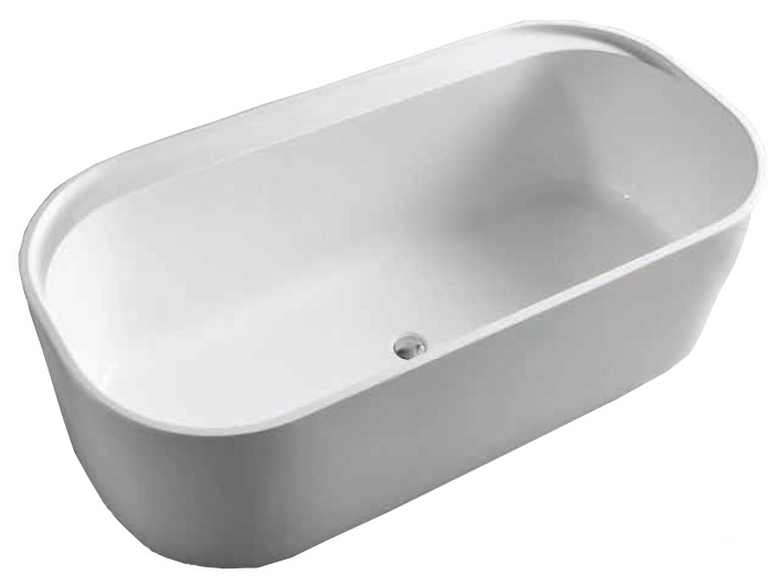 Ванна акриловая свободностоящая Azario Winchester в комплекте с сифоном и металлической рамой 1690х860х600 #1