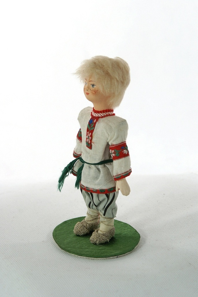 Фарфоровая кукла Мальчик деревенский. Кукла авторская. Интерьерная кукла. Сувенир ручной работы.  #1