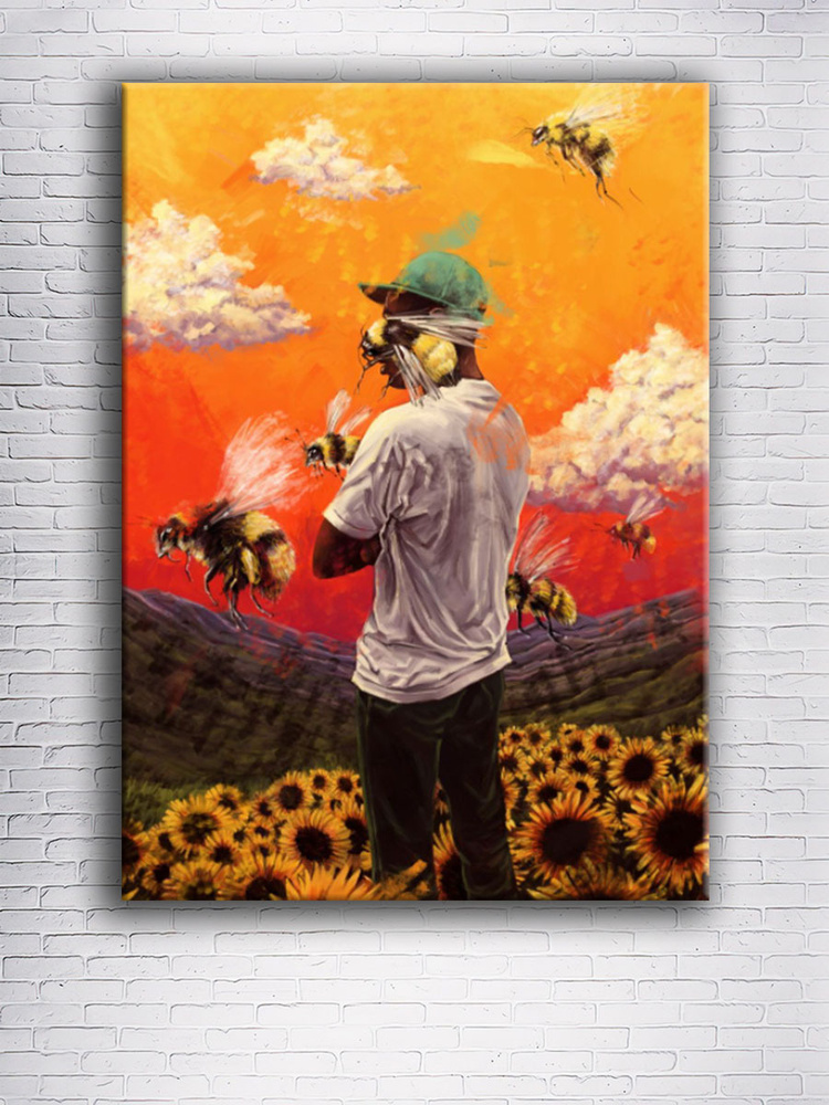 Картина на холсте для интерьера - tyler the creator flower boy 40х60 #1