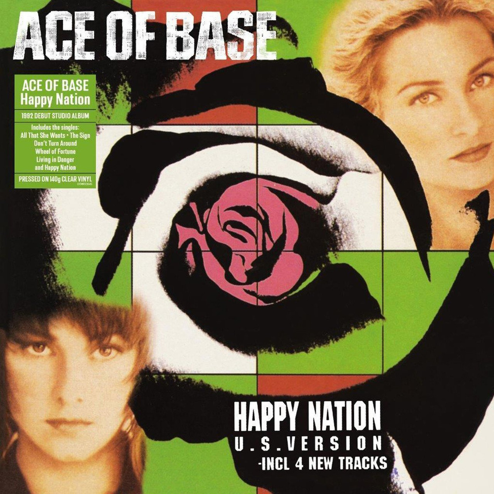 Ace Of Base. Happy Nation. Clear (LP) #1