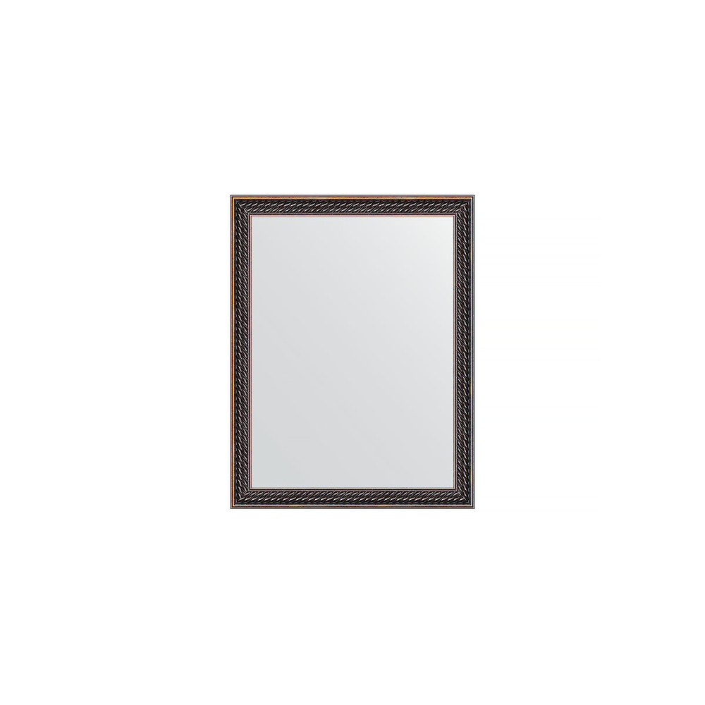 Зеркало в багетной раме - витой махагон 28 mm (35х45 cm) (EVOFORM) BY 1328  #1
