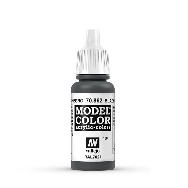 Краска Vallejo серии Model Color - Black Grey (17 мл) #1