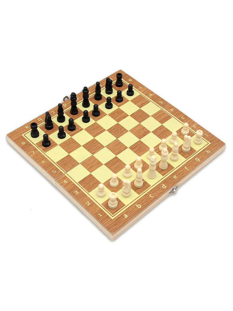 Шахматы, нарды, шашки Miland деревянные 3 в 1 #1