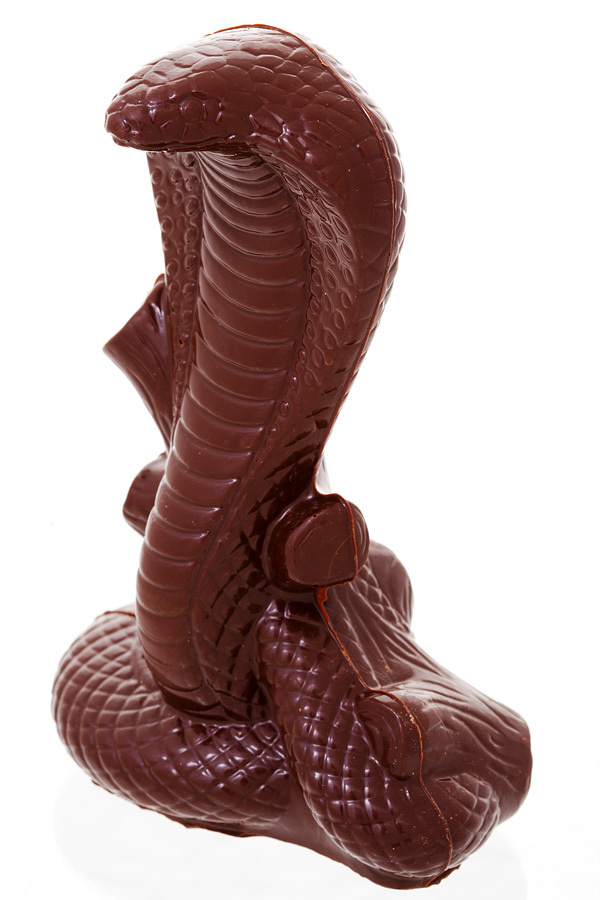 Подарочная шоколадная фигура Frade/Фраде - Змея 99гр (темный)  #1