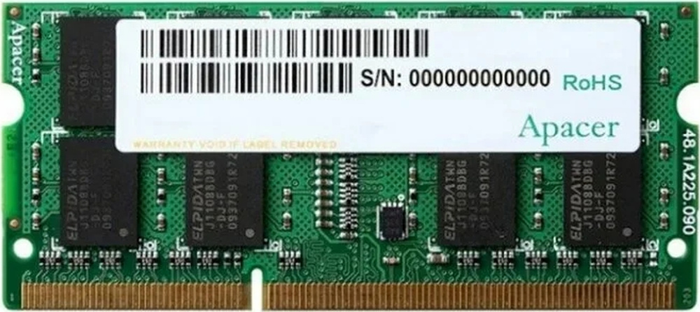 Apacer Оперативная память DDR3L 1600 МГц 1x4 ГБ (DV.04G2K.HAM) #1
