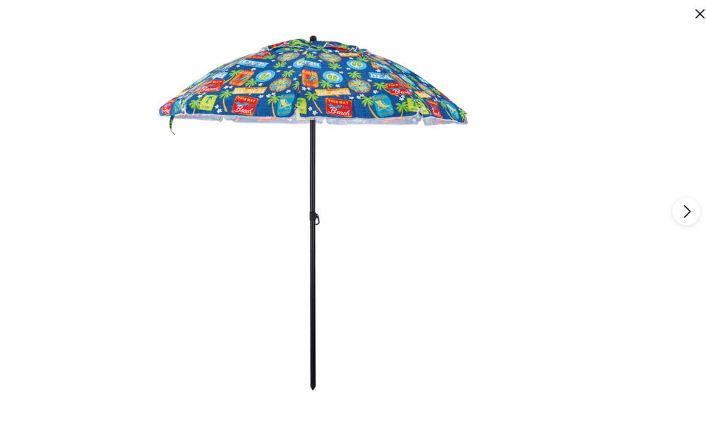 Пляжный зонт, 2,2 м,  оксфорд, с клапаном, с наклоном. #1