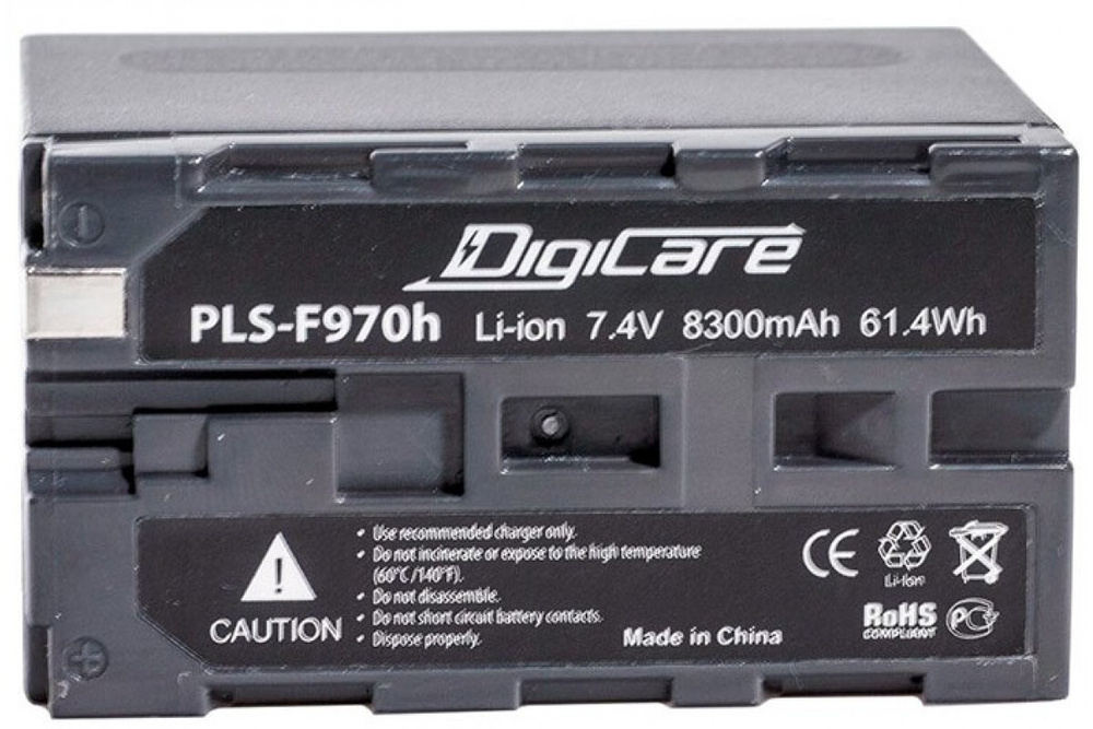 Аккумулятор для видеокамер DigiCare PLS-F970H / NP-F970 для FDR-AX1, HXR-MC2500, NX3, NX5  #1