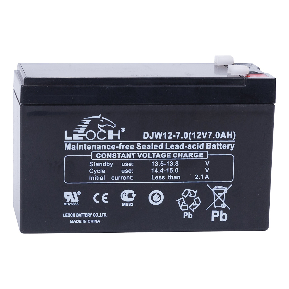 Свинцово-кислотный аккумулятор LEOCH DJW12-7.0 ( 12V 7Ah) для детского электромобиля/ИБП/аварийного освещения #1