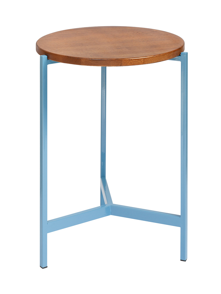 Столик кофейный ODRI, голубой с дубом #1