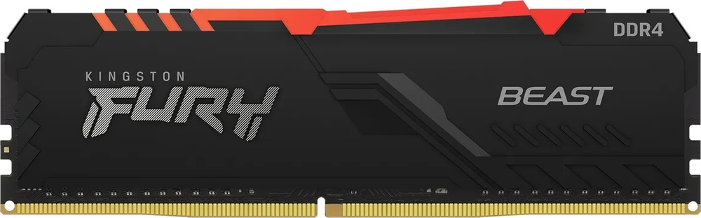 Kingston Fury Оперативная память Beast Black RGB DDR4 3600 МГц 1x32 ГБ (KF436C18BBA/32)  #1