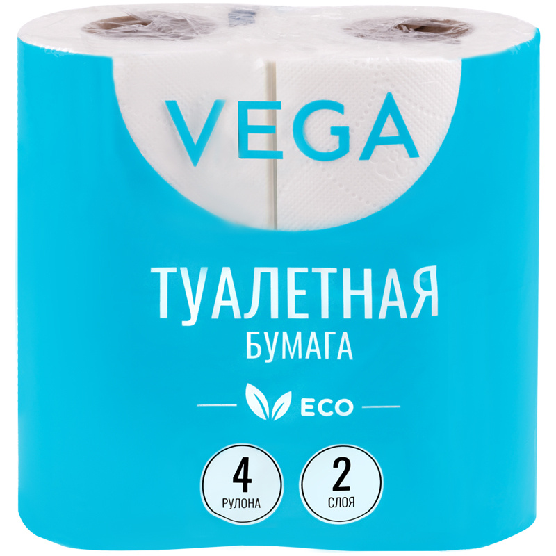 Vega Туалетная бумага 4 шт #1