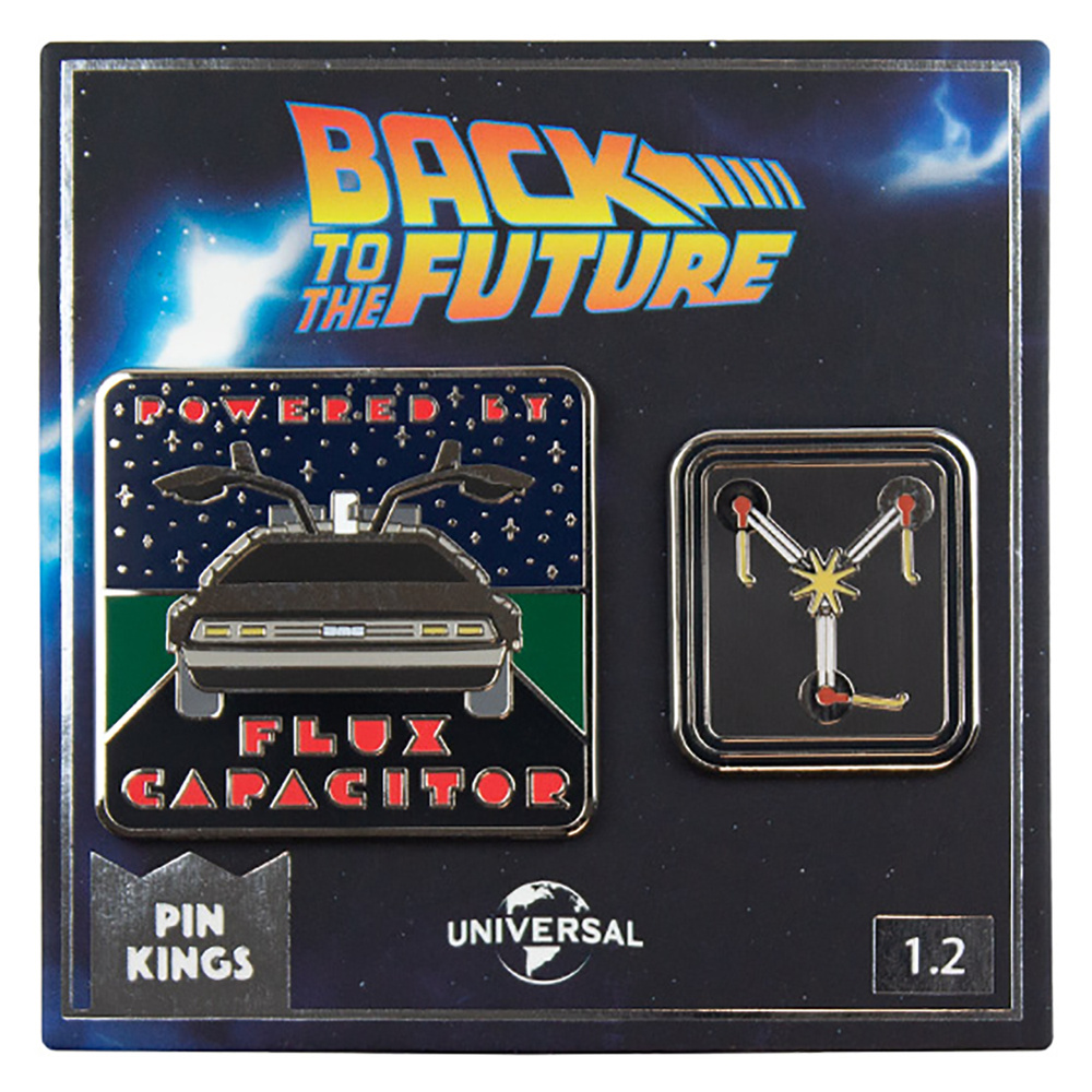 Значок Pin Kings Назад в будущее (Back To The Future) 1.2 - набор из 2 шт / брошь / подарок парню мужчине #1