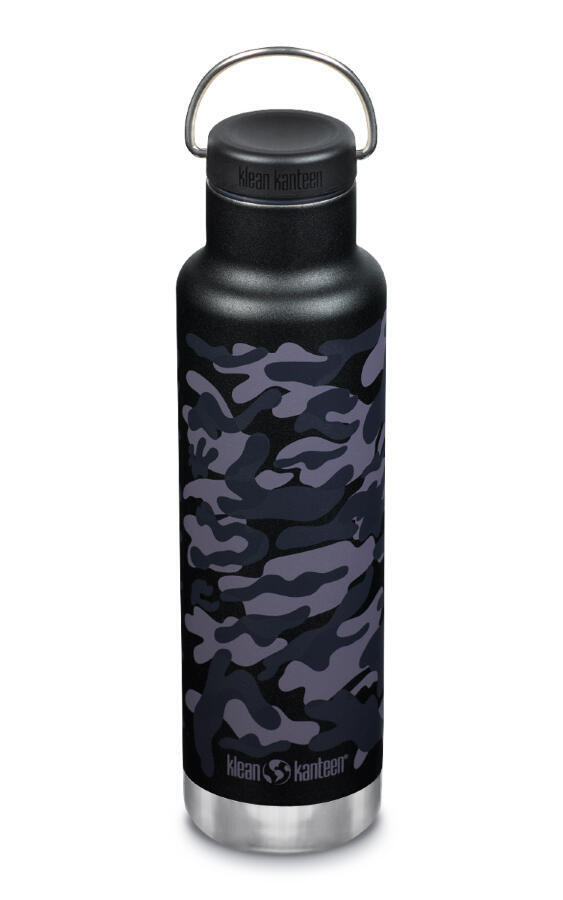 Термобутылка Klean Kanteen NEW Insulated Classic 20oz (592 мл) Black Camo #1