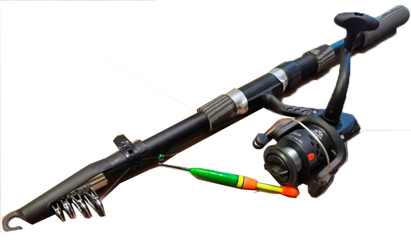 Удочка-ручка для рыбалки телескопическая Fishing rod in pen case