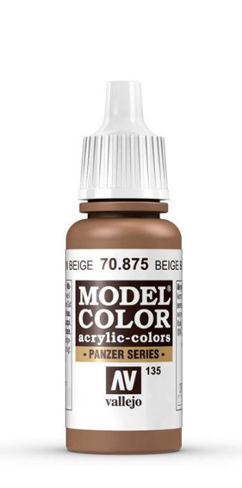 Краска Vallejo серии Model Color - Beige Brown 17мл. #1