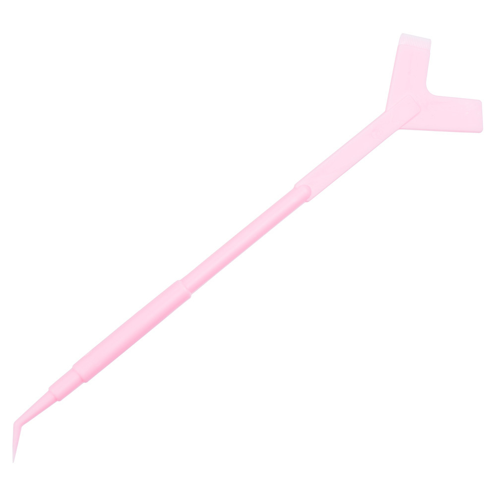 IRISK Палочка для наращивания и завивки ресниц с аппликатором розовая  #1