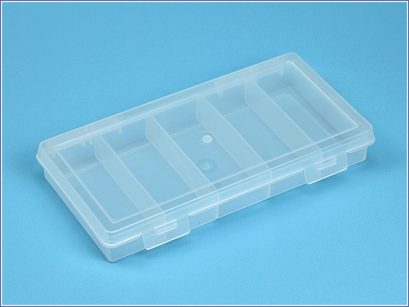 Коробка для приманок PolymerBOX 2405 (5 ячеек) 240 х 130 х 35 мм, цв. Прозрачный  #1