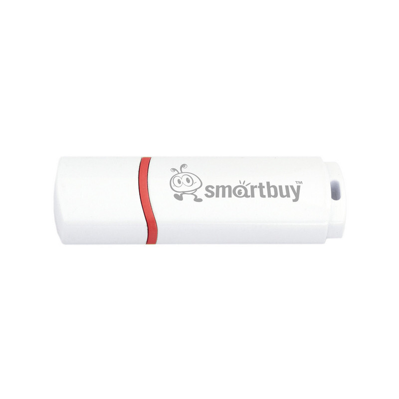 Флеш-память Smartbuy Crown, 64Gb, USB 2.0, бел, SB64GBCRW-W #1