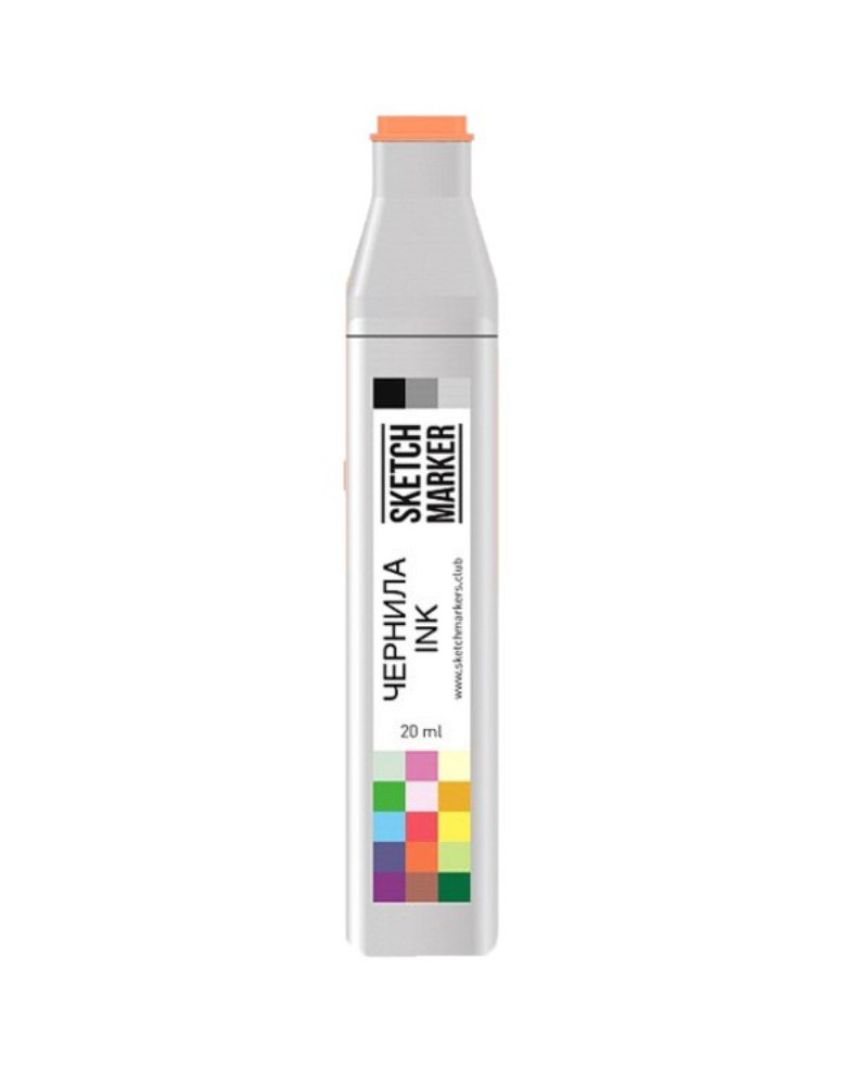 Чернила для заправки спиртовых маркеров SKETCHMARKER Classic & BRUSH PRO - 20мл., цвет: O24 Чайная Роза #1