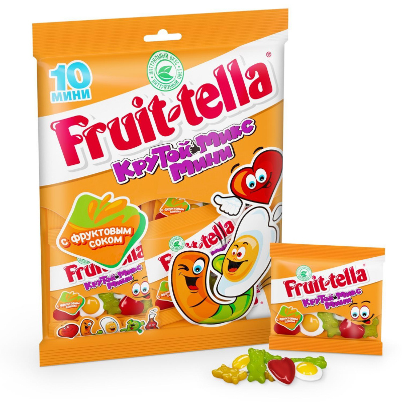 Мармелад жевательный Fruittella Крутой Микс Мини, 200 г #1