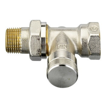 Клапан  RLV Ду 15 запорный прямой никелированный (003L0144) #1