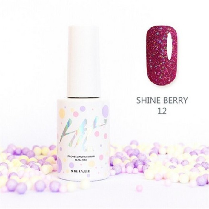 HIT Gel, Гель-лак Shine Berry №12 #1