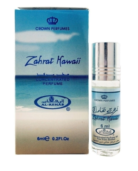 Арабские масляные духи Аль Рехаб Захрат Хавайи Al Rehab Zahrat Hawaii, восточный парфюм, женские, 6 мл #1