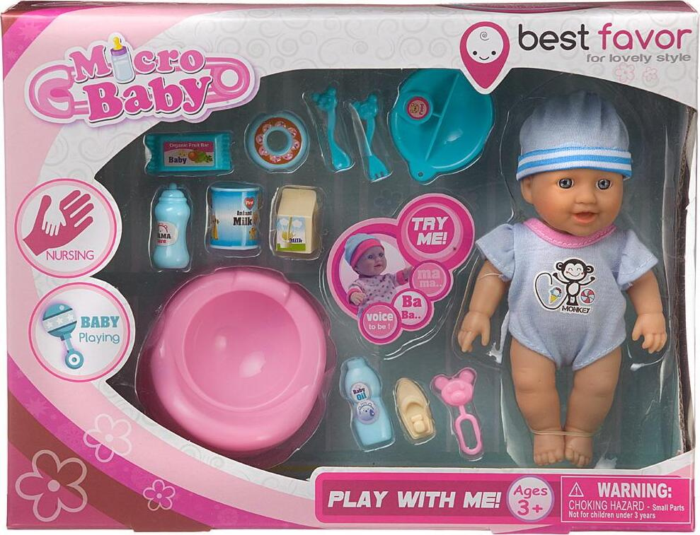 Пупс Junfa Micro Baby 15 см, детская кукла, карапуз, игрушки для девочки  #1