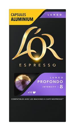 Кофе в капсулах L'OR Espresso Lungo Profondo 10 капсул, 52г, 2 уп #1