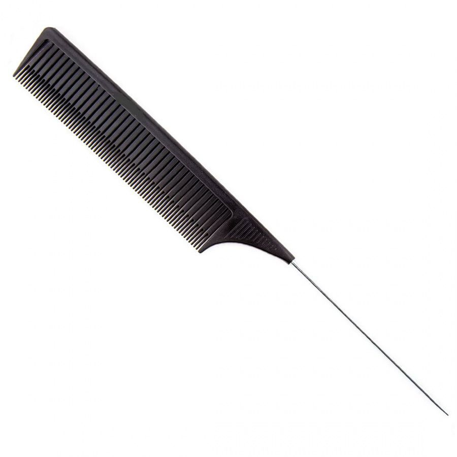 Nail Art Расчёска для мелирования узкая (металлическая спица), черный  #1