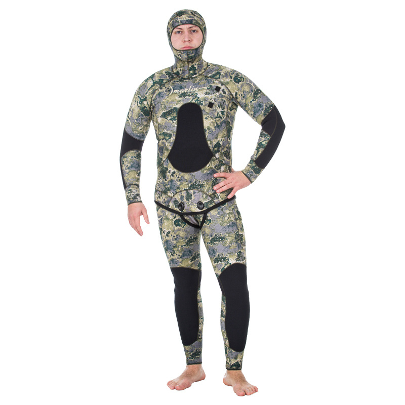 Гидрокостюм Marlin Camoskin Pro Sea Green 7 мм #1