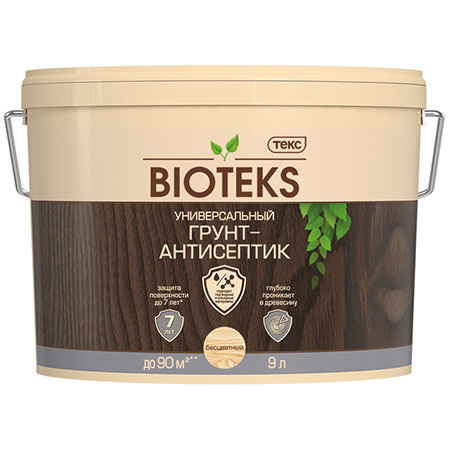 ТЕКС BIOTEKS грунт-антисептик универсальный на водной основе (9л)  #1