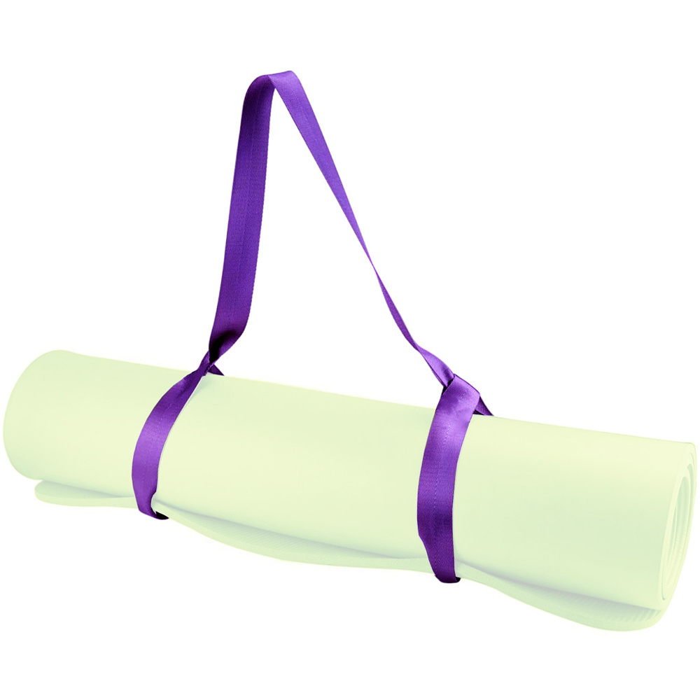 Ремешок для переноски ковриков и валиков Larsen PS 160 x 3,8 см фиолетовый (полиэстер)  #1